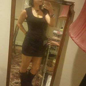 Short Navy Blue Dress